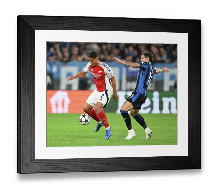 Framed Print : Atalanta BC v Arsenal FC - UEFA Champions League 2024 / 25 League Phase MD1 Framed Print : Atalanta BC v Arsenal FC - UEFA Champions League 2024 / 25 League Phase MD1