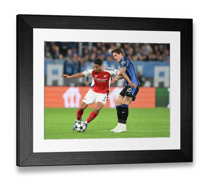 Framed Print : Atalanta BC v Arsenal FC - UEFA Champions League 2024 / 25 League Phase MD1