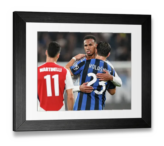 Framed Print : Atalanta BC v Arsenal FC - UEFA Champions League 2024 / 25 League Phase MD1