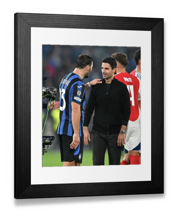 Framed Print : Atalanta BC v Arsenal FC - UEFA Champions League 2024 / 25 League Phase MD1
