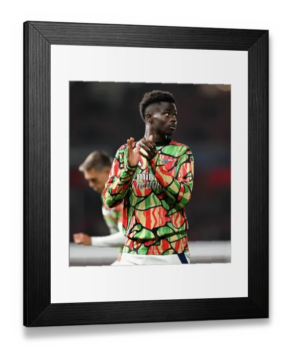 Framed Print : Arsenal FC v Paris Saint-Germain - UEFA Champions League 2024 / 25 League Phase MD2