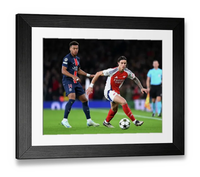 Framed Print : Arsenal FC v Paris Saint-Germain - UEFA Champions League 2024 / 25 League Phase MD2 Framed Print : Arsenal FC v Paris Saint-Germain - UEFA Champions League 2024 / 25 League Phase MD2