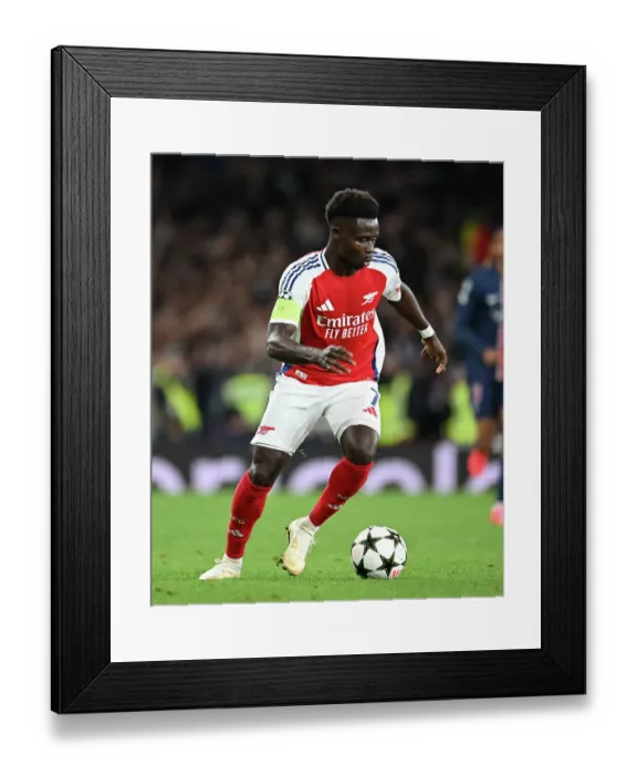Framed Print : Arsenal FC v Paris Saint-Germain - UEFA Champions League 2024 / 25 League Phase MD2