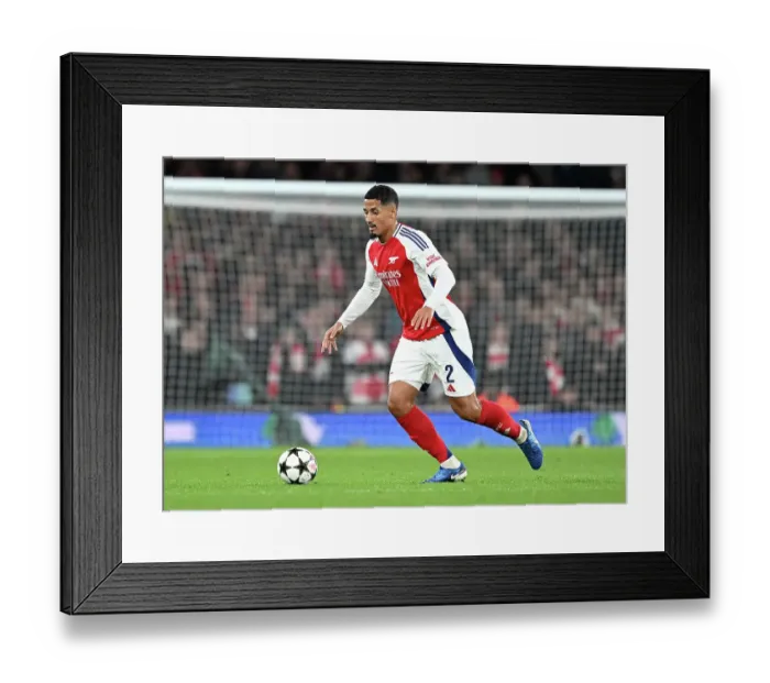 Framed Print : Arsenal FC v Paris Saint-Germain - UEFA Champions League 2024 / 25 League Phase MD2