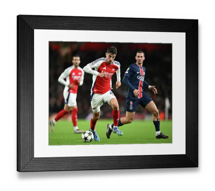 Framed Print : Arsenal FC v Paris Saint-Germain - UEFA Champions League 2024 / 25 League Phase MD2 Framed Print : Arsenal FC v Paris Saint-Germain - UEFA Champions League 2024 / 25 League Phase MD2