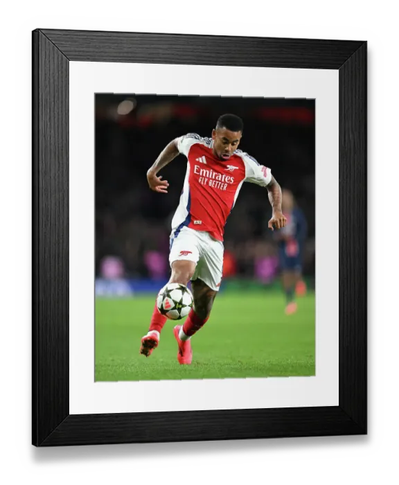 Framed Print : Arsenal FC v Paris Saint-Germain - UEFA Champions League 2024 / 25 League Phase MD2