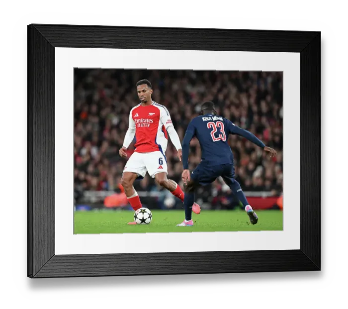 Framed Print : Arsenal FC v Paris Saint-Germain - UEFA Champions League 2024 / 25 League Phase MD2