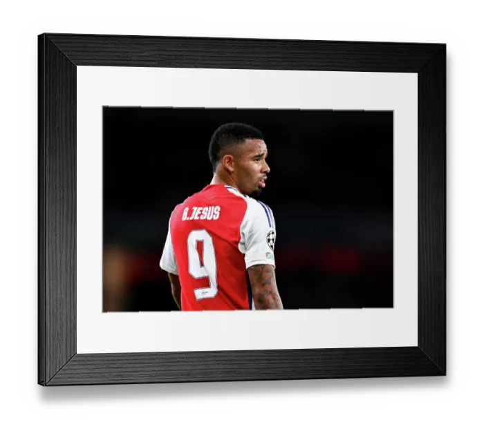 Framed Print : Arsenal FC v Paris Saint-Germain - UEFA Champions League 2024 / 25 League Phase MD2