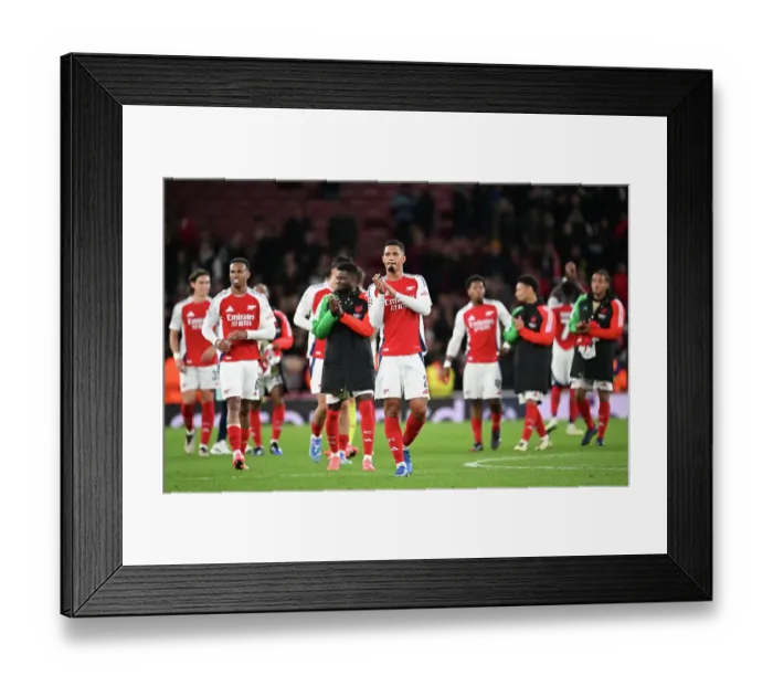 Framed Print : Arsenal FC v Paris Saint-Germain - UEFA Champions League 2024 / 25 League Phase MD2 Framed Print : Arsenal FC v Paris Saint-Germain - UEFA Champions League 2024 / 25 League Phase MD2