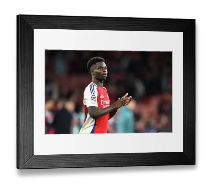 Framed Print : Arsenal FC v Paris Saint-Germain - UEFA Champions League 2024 / 25 League Phase MD2 Framed Print : Arsenal FC v Paris Saint-Germain - UEFA Champions League 2024 / 25 League Phase MD2