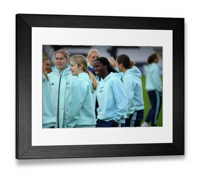 Framed Print : Arsenal v Hacken: UEFA Women's Champions League 2nd Round 2nd Leg Framed Print : Arsenal v Hacken: UEFA Women's Champions League 2nd Round 2nd Leg