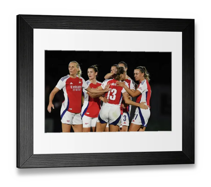 Framed Print : Arsenal v BK Hacken: UEFA Women's Champions League 2nd Round 2nd Leg Framed Print : Arsenal v BK Hacken: UEFA Women's Champions League 2nd Round 2nd Leg