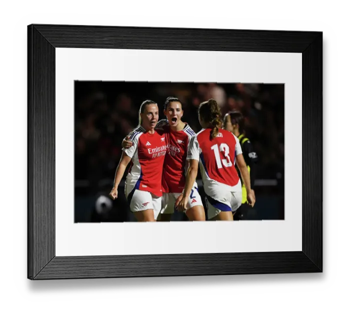 Framed Print : Arsenal v BK Hacken: UEFA Women's Champions League 2nd Round 2nd Leg Framed Print : Arsenal v BK Hacken: UEFA Women's Champions League 2nd Round 2nd Leg