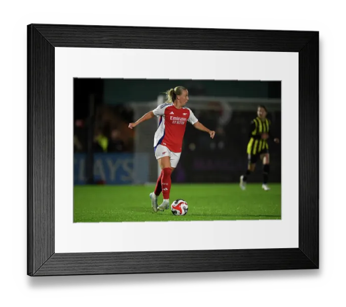 Framed Print : Arsenal v Hacken: UEFA Women's Champions League 2nd Round 2nd Leg