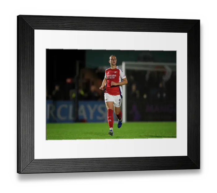 Framed Print : Arsenal v Hacken: UEFA Women's Champions League 2nd Round 2nd Leg