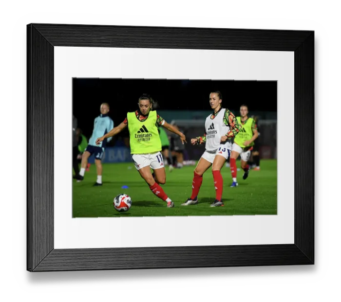 Framed Print : Arsenal v Hacken: UEFA Women's Champions League 2nd Round 2nd Leg