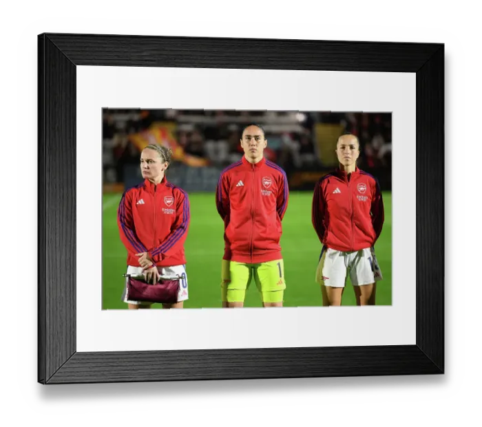 Framed Print : Arsenal v Hacken: UEFA Women's Champions League 2nd Round 2nd Leg Framed Print : Arsenal v Hacken: UEFA Women's Champions League 2nd Round 2nd Leg