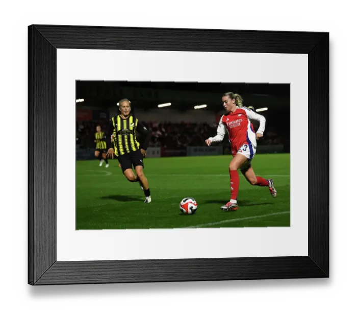Framed Print : Arsenal v Hacken: UEFA Women's Champions League 2nd Round 2nd Leg