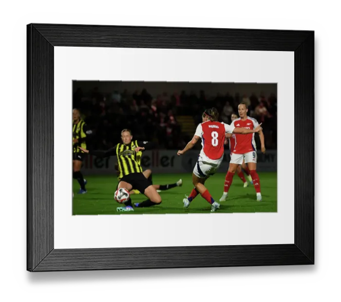 Framed Print : Arsenal v Hacken: UEFA Women's Champions League 2nd Round 2nd Leg Framed Print : Arsenal v Hacken: UEFA Women's Champions League 2nd Round 2nd Leg