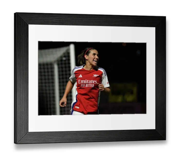Framed Print : Arsenal v Hacken: UEFA Women's Champions League 2nd Round 2nd Leg