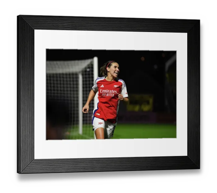 Framed Print : Arsenal v BK Hacken: UEFA Women's Champions League 2nd Round 2nd Leg