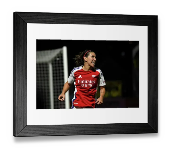 Framed Print : Arsenal v Hacken: UEFA Women's Champions League 2nd Round 2nd Leg