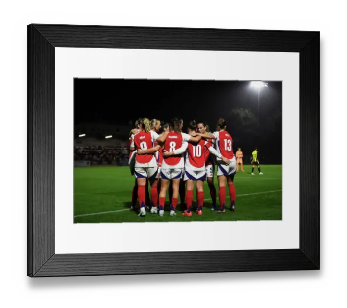 Framed Print : Arsenal v BK Hacken: UEFA Women's Champions League 2nd Round 2nd Leg Framed Print : Arsenal v BK Hacken: UEFA Women's Champions League 2nd Round 2nd Leg