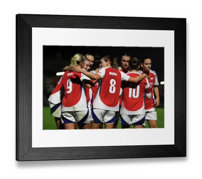 Framed Print : Arsenal v Hacken: UEFA Women's Champions League 2nd Round 2nd Leg Framed Print : Arsenal v Hacken: UEFA Women's Champions League 2nd Round 2nd Leg
