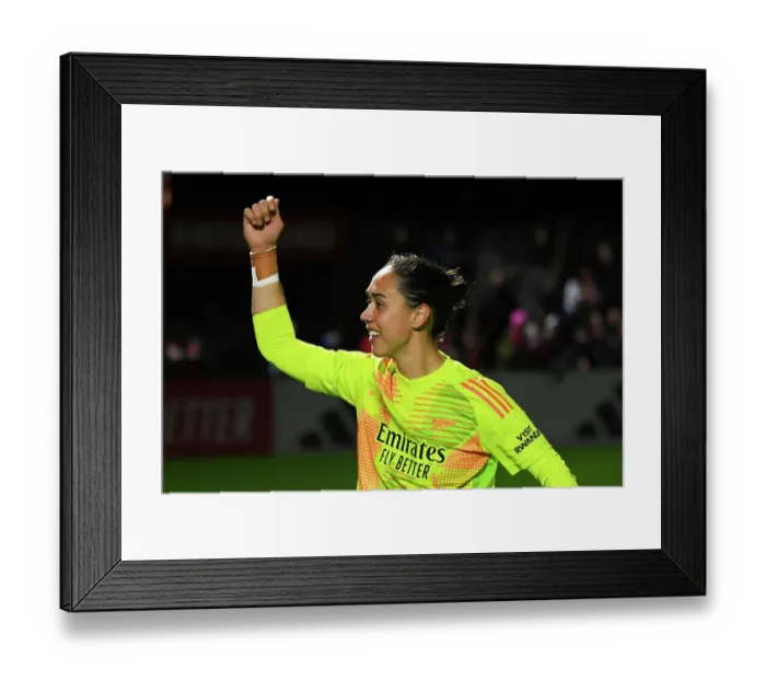 Framed Print : Arsenal v Hacken: UEFA Women's Champions League 2nd Round 2nd Leg