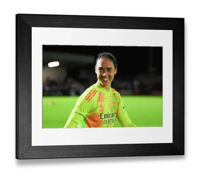 Framed Print : Arsenal v BK Hacken: UEFA Women's Champions League 2nd Round 2nd Leg