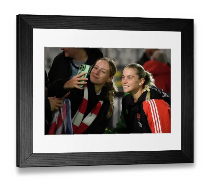 Framed Print : Arsenal v Hacken: UEFA Women's Champions League 2nd Round 2nd Leg