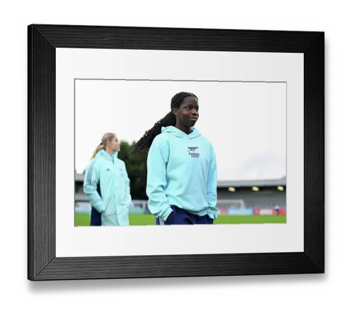 Framed Print : Arsenal v Hacken: UEFA Women's Champions League 2nd Round 2nd Leg