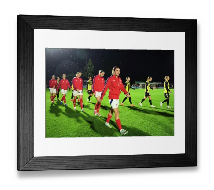 Framed Print : Arsenal v BK Hacken: UEFA Women's Champions League 2nd Round 2nd Leg Framed Print : Arsenal v BK Hacken: UEFA Women's Champions League 2nd Round 2nd Leg