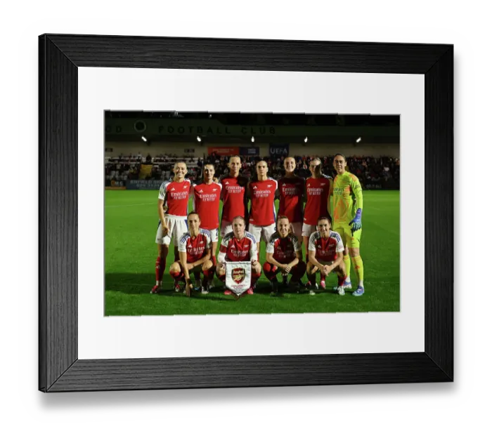 Framed Print : Arsenal v BK Hacken: UEFA Women's Champions League 2nd Round 2nd Leg Framed Print : Arsenal v BK Hacken: UEFA Women's Champions League 2nd Round 2nd Leg