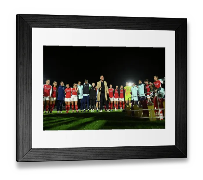 Framed Print : Arsenal v Hacken: UEFA Women's Champions League 2nd Round 2nd Leg Framed Print : Arsenal v Hacken: UEFA Women's Champions League 2nd Round 2nd Leg