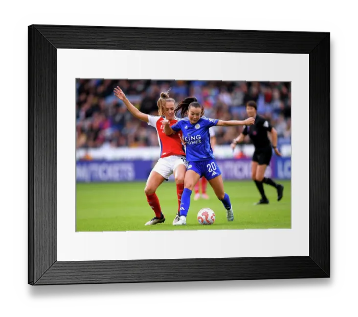 Framed Print : Leicester City v Arsenal - Barclays Women's Super League