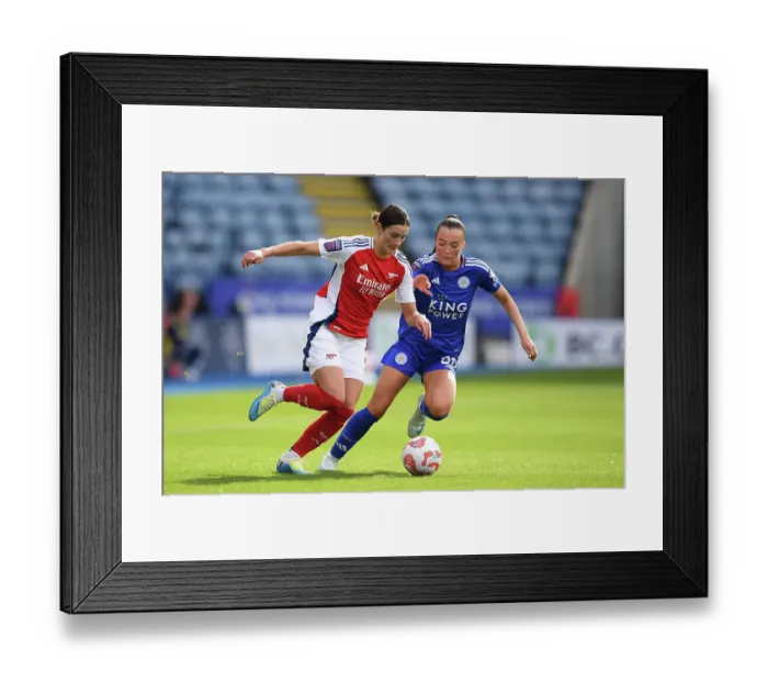 Framed Print : Leicester City v Arsenal - Barclays Women's Super League