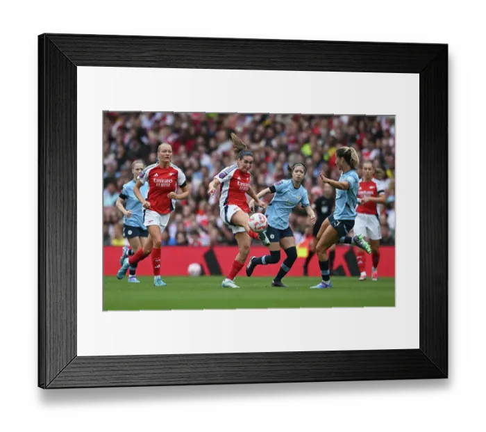 Framed Print : Arsenal v Manchester City - Barclays Women's Super League