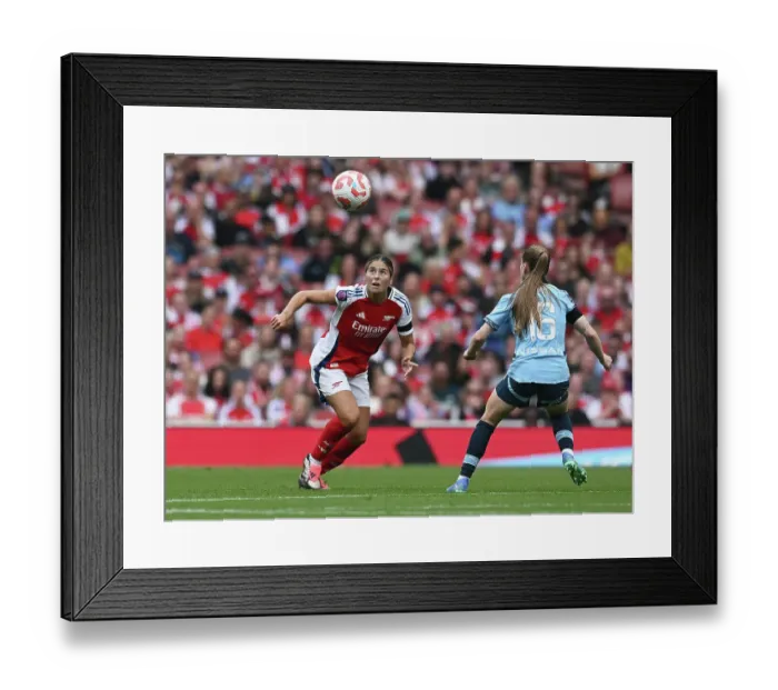 Framed Print : Arsenal v Manchester City - Barclays Women's Super League