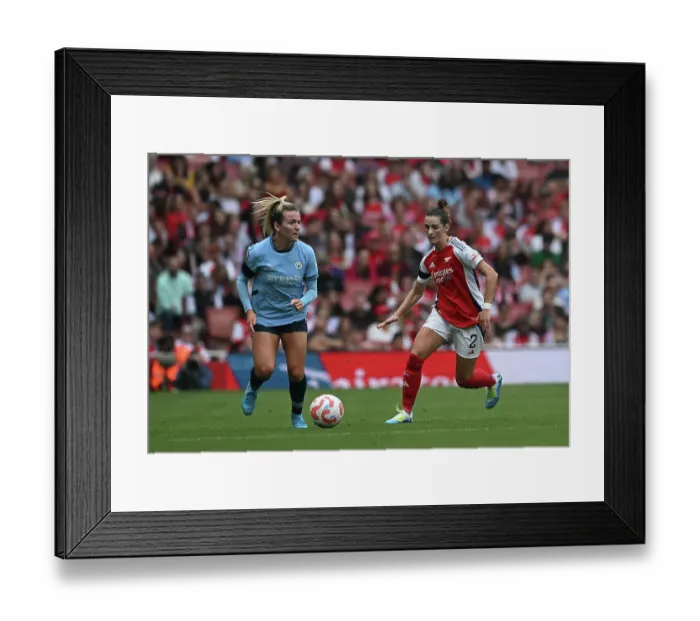 Framed Print : Arsenal v Manchester City - Barclays Women's Super League