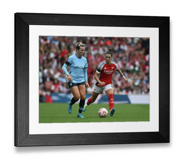 Framed Print : Arsenal v Manchester City - Barclays Women's Super League