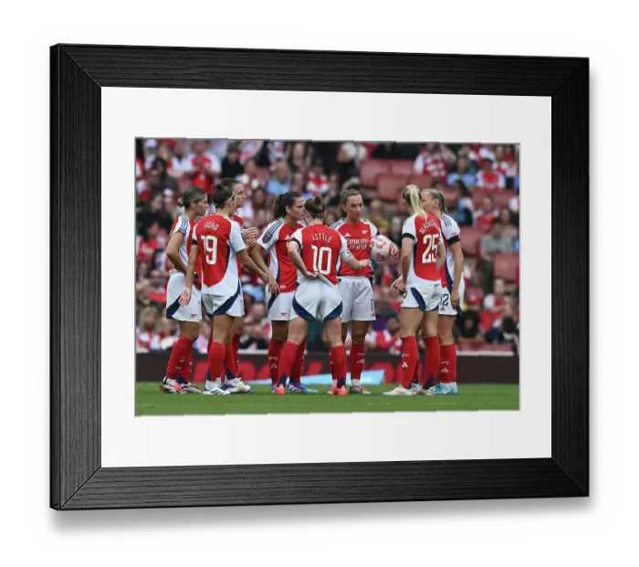 Framed Print : Arsenal v Manchester City - Barclays Women's Super League