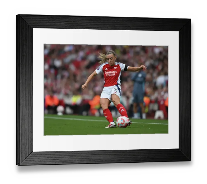 Framed Print : Arsenal v Manchester City - Barclays Women's Super League