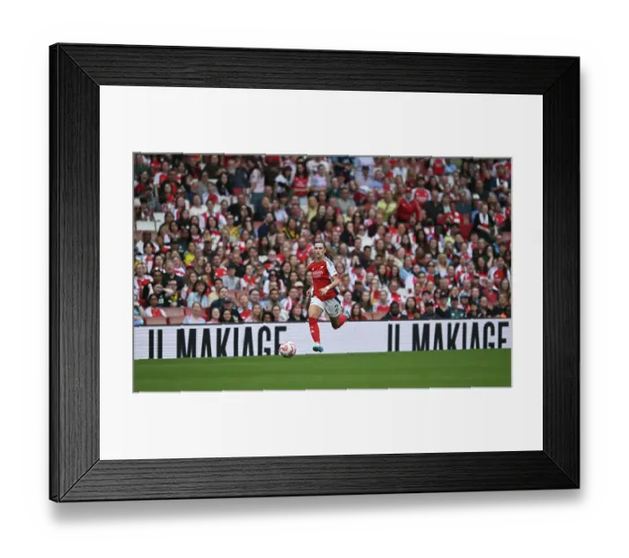 Framed Print : Arsenal v Manchester City - Barclays Women's Super League LONDON, ENGLAND - SEPTEMBER 22: during the Barclays Women's Super League match between Arsenal and Manchester City at Emirates Stadium on September 22, 2024 in London, England Framed Print : Arsenal v Manchester City - Barclays Women's Super League LONDON, ENGLAND - SEPTEMBER 22: during the Barclays Women's Super League match between Arsenal and Manchester City at Emirates Stadium on September 22, 2024 in London, England