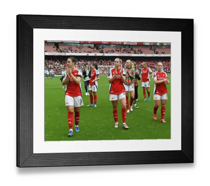 Framed Print : Arsenal v Manchester City - Barclays Women's Super League