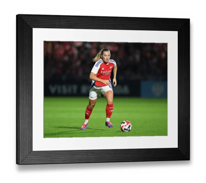 Framed Print : Arsenal v Rosenborg: UEFA Women's Champions League First Round Mini-Tournament Final