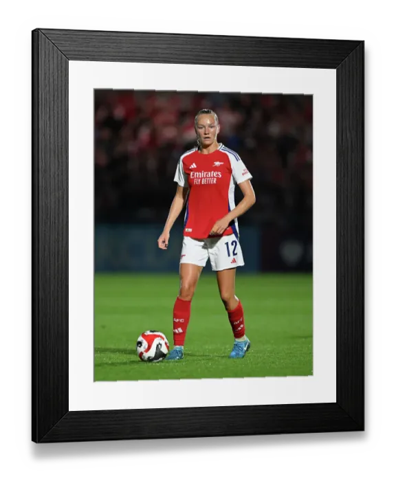 Framed Print : Arsenal v Rosenborg: UEFA Women's Champions League First Round Mini-Tournament Final