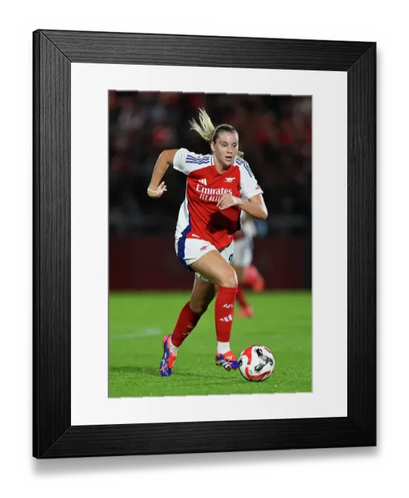 Framed Print : Arsenal v Rosenborg: UEFA Women's Champions League First Round Mini-Tournament Final