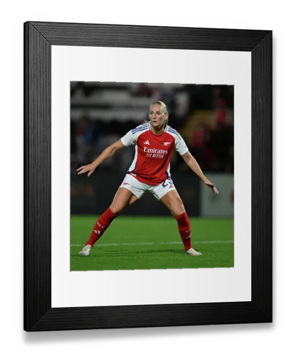 Framed Print : Arsenal v Rosenborg: UEFA Women's Champions League First Round Mini-Tournament Final