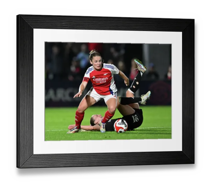 Framed Print : Arsenal v Rosenborg: UEFA Women's Champions League First Round Mini-Tournament Final